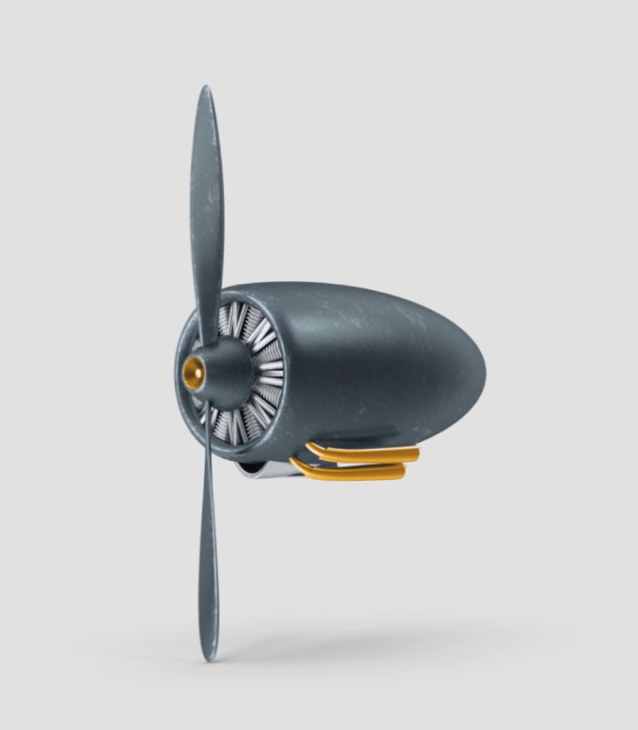 Vintage Plane Engine 3.I03 11